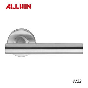 Modern Design Stainless Steel Hollow Handle Wooden Door Lever for Hotel Use - Product Image 4