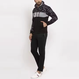 Hot Selling Men Zipper Tracksuit Breathable Regular Fit Streetwear Printed <b>Fleece</b> Winter Collection - Product Image 6