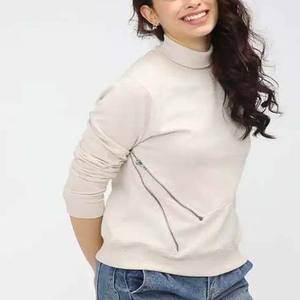 เสื้อฮู้ดผู้หญิงแบบมีซับใน ปักโลโก้ตามสั่ง แฟชั่นใหม่ สไตล์ลำลอง สำหรับฤดูใบไม้ร่วงและฤดูหนาว สีพื้น ขายส่ง ปี 2026 - Product Image 6