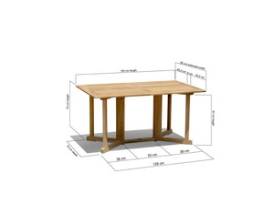 Premium Solid Teak Wood <b>Folding</b> <b>Dining</b> <b>Table</b> <b>Table</b> for Garden Patio Cafe Restaurant Hotel Project Furniture Export - Product Image 6