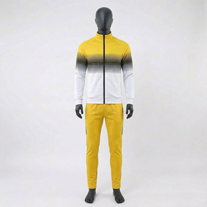 High Quality Winter Unisex Soccer Tracksuit <b>Zip</b> Jacket <b>Trouser</b> Polyester/Cotton Breathable Quick Dry Anti-static Lightweight - Product Image 1