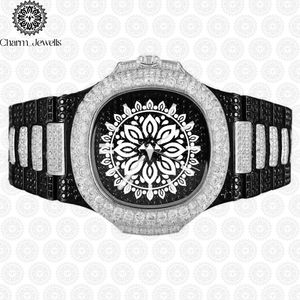 Charm_Jewells Luxury Women Stainless Steel Tonneau <b>Watch</b> 42mm Analog Quartz Sapphire Crystal <b>Diamond</b> Bracelet Fashion - Product Image 1