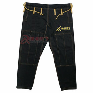 BJJ Jiu Jitsu Gi Uniform Brazilian Martial Arts Adults round <b>corners</b> Black Martial Arts Wear BJJ Uniform - Product Image 5