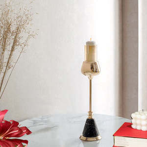 Porte-bougie au design adorable, élément décoratif élégant, centre de table élégant, ambiance romantique et festive pour la maison - Product Image 3