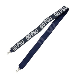 Customized Embroidered PSU Design Beaded Purse Strap White Gold Seed Bead Bag Straps Fashionable CRYSTAL <b>CRAFT</b> - Product Image 1