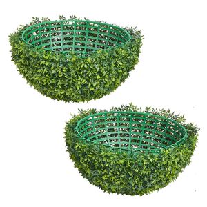Palla Topiaria Artificiale da 23 Pollici Anti-UV, Sfere di Bosso Finto Facili da Montare, Albero Finto in Seta Realistico per Portico Anteriore Esterno - Product Image 1