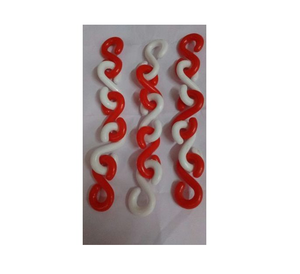 โซ่เชื่อมเรซิ่น มีสีฟ้า/ขาว/แดง/เหลือง/เขียว สำหรับตกแต่งผนังภายใน - Product Image 4