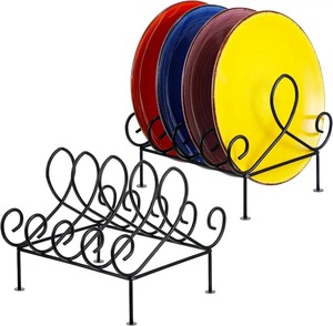 Organizador de Cocina Moderno de Metal Plateado con 9 Ranuras para Tapas de Ollas, Sartenes y Tablas de Cortar, Ecológico - Product Image 3