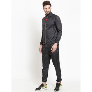 Ensemble de survêtement de sport deux pièces pour homme en coton épais de qualité supérieure, écologique, pour l'entraînement et le jogging, collection automne - Product Image 1
