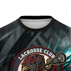 High Quality Custom Lacrosse Shooting Shirts Adults Short Sleeve Compression Moisture-Wicking Breathable 100% Polyester Training - Product Image 5