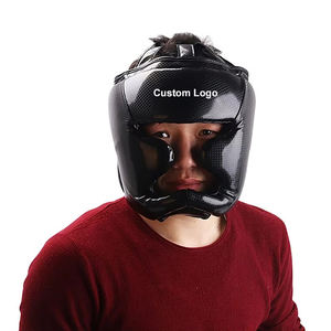 Protector de Cabeza de Boxeo Profesional Nuevo y de la Mejor Calidad, Diseño Personalizado, Protector de Cabeza de Cuero para Entrenamiento de Boxeo - Product Image 3