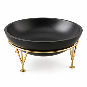 Support de service à chocolat en métal noir à plusieurs niveaux, fabriqué à la main, pour restaurants, hôtels et mariages, tailles et couleurs personnalisées disponibles - Product Image 6
