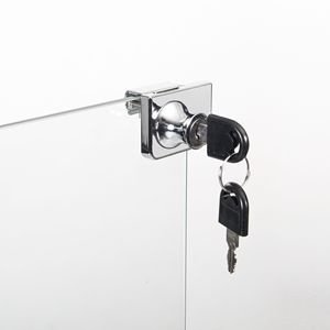 Vetrina Nera a Due Ante con 3 Ripiani per Casa o Ufficio - Product Image 4