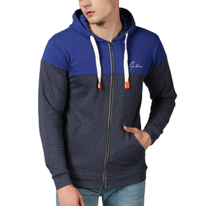 Custom Street Wear Hoodie No String Fleece Blank Zip Up Vintage Double Layer Acid Wash Sun Faded Distressed Hoodies For Men - Product Image 2