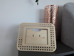 Custom Size Rattan Photo <b>Frame</b> Woven Cane <b>Picture</b> <b>Frame</b> Rustic <b>Wooden</b> Home Decor Gift Item Tabletop Display wholesale - Product Image 4