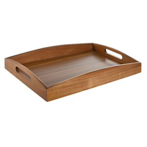 Grand plateau décoratif en bois massif noir, plateau de service de luxe pour boucher et plateau à charcuterie réversible pour ustensiles de cuisine professionnels - Product Image 4