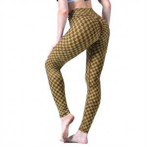 Servicio OEM Leggings de Mujer de Cintura Alta con Patrón Sólido, Spandex/Nylon, Impresión por Transferencia Térmica, Leggings Ligeros con Detección por Aguja - Product Image 6