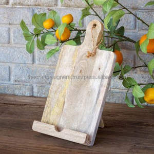 Wooden Cookbook Holder For <b>Decorative</b> Kitchens Adding Artistic Style And Practical Recipe Support - Product Image 5