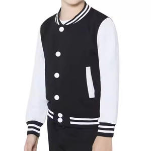 Veste de baseball universitaire pour hommes, vente en gros d'usine, haute qualité, broderie personnalisée, vestes varsity d'hiver, 100% coton - Product Image 3