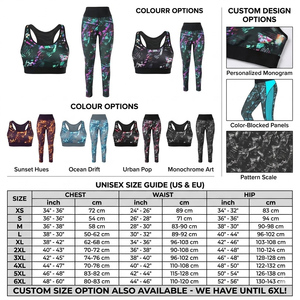 Ensemble soutien-gorge de sport et leggings pour femme imprimé par sublimation numérique |   Fournisseur de tenues de sport et de yoga taille haute à prix de gros - Product Image 5