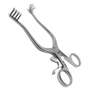 Écarteur Weitlaner 7 émoussés 3x4 Prong Instruments chirurgicaux vétérinaires en acier inoxydable Écarteurs Weitlaner Instruments médicaux - Product Image 3