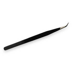 Pinzas para Cejas de Acero Inoxidable de Precisión DANTRIC IMPLANTS IO-6432, Punta Lisa de 10 mm, Recubrimiento Negro, Agarre Duradero, Calidad Profesional - Product Image 2