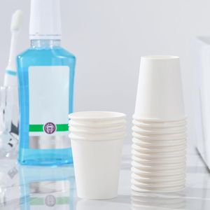 Confezione da 300 Bicchieri di Carta Bianchi Monouso da 150 ml, Piccoli Bicchieri per Collutorio, Bicchieri per Bevande Calde/Fredde per Uso Domestico - Product Image 2