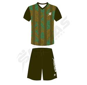 100% Polyester High Quality Football Uniforms For Soccer <b>Players</b> Custom Team Fashionable Soccer Uniform Set Breathable Printed - Product Image 2