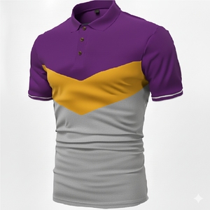 เสื้อโปโลลำลองผู้ชายแขนสั้นผ้าฝ้ายผสมแฟชั่นฤดูร้อนทรงสลิมฟิตสไตล์กอล์ฟสวมใส่สบายทุกวัน - Product Image 2