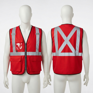 Chaleco de Seguridad de Malla de Poliéster Transpirable de 120 GSM, Certificado CE, Talla Grande, Amarillo Fluorescente, Cinta Reflectante, Logotipo Personalizado - Product Image 5