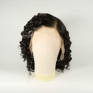 100% cheveux humains vietnamiens couleurs personnalisées pleine dentelle frontale perruque cheveux humains perruques 13*4 dentelle transparente Remy/cheveux humains vierges - Product Image 5