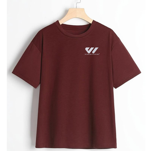 Camiseta de Cuello Redondo de Algodón Peinado Suave para Mujer, Tejido Seguro con Certificación OEKO-TEX Standard 100, Ligera, Transpirable, de Punto Jersey, Corte Ajustado - Product Image 3