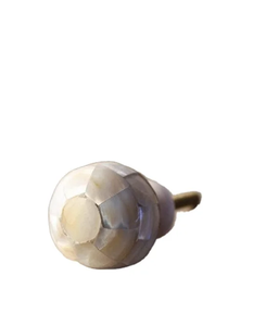 Handmade Bone Inlay Metal <strong>Knobs</strong> New Design FAIZA CRAFT Round Foliage Pattern for Kitchen Cabinets - Product Image 6