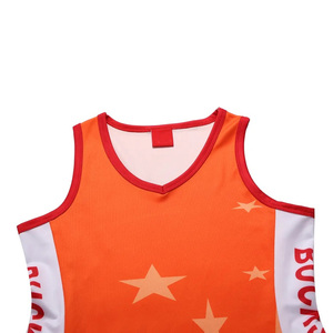 Robe de netball pour femmes imprimée par sublimation, logo personnalisé, OEM, col en V, sans manches, uniforme sportif, fournisseur en gros de vêtements d'équipe - Product Image 3