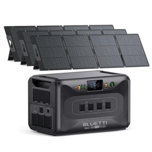 New Arrival 100% Authentic Apex 300 <b>Solar</b> <b>Generator</b> with 4 200W <b>Solar</b> Panels, 2764.8Wh LFP Battery Backup with 6 3840W AC Outlet - Product Image 5