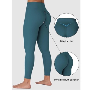 <b>Womens</b> High Waist Yoga <b>Leggings</b> Stretch Fitness Gym Pants Breathable Soft Running Sportswear Slim Fit Activewear Tights Export - Product Image 5