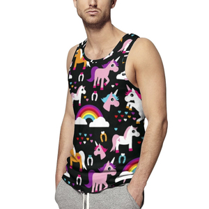 Sublimation Men Tank Top Advanced Performance Fabric Comfortable Breathable Sleeveless Shirt for Gym Training Sports - Product Image 2
