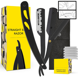 Rasoirs de barbier pliables de qualité supérieure avec lame tranchante pour une coupe de précision des cheveux et de la barbe - Product Image 1