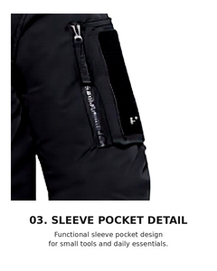 Light Padded Aviation <b>Work</b> Jumper with Microfiber <b>Waterproof</b> Windproof Ventilation | T-BUC TB-505 OEM/ODM Korean Brand - Product Image 6