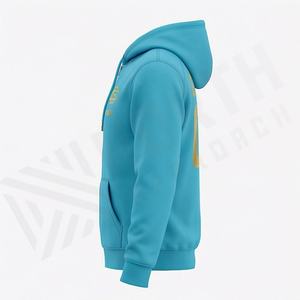 Proveedor OEM, Sudaderas con Capucha y Cremallera Personalizadas con Logotipo, Material de Forro Polar Cálido, Cierre Completo con Cremallera, Ropa Deportiva Informal, Colores Personalizados al por Mayor - Product Image 3