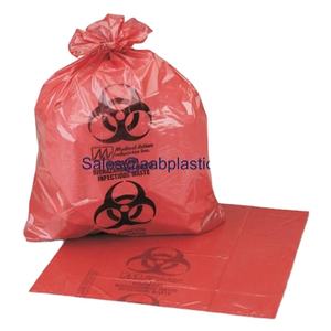 Bolsa lateral de plástico biohazard reutilizable para basura de Hospital, impresión en huecograbado, tamaño personalizable reciclable para embalaje cosmético - Product Image 4