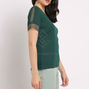 Camiseta Casual Moderna para Mujer, Servicio de Logotipo Personalizado, Camiseta para Uso Diario - Product Image 3