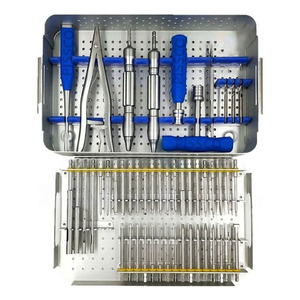PISSCO Veterinary Orthopedic Surgical <b>Instruments</b> High Quality Stainless Steel Clamp Surgical Set Collinear Bone Clamp Set - Product Image 4