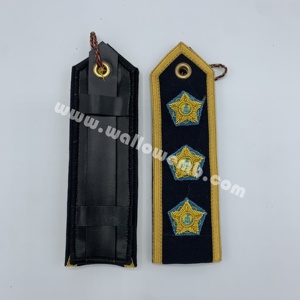 Insignias de Hombro Personalizadas del Capitán de Brunei Real, Bordadas en Oro de Primera Calidad, para Uniformes de Oficiales - Product Image 4
