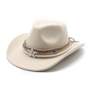 Western Travel Cowboy <b>Hat</b> American Export Style 100% Polyester <b>Summer</b> Casual Fashionable Featuring A Modern Fit and Professional - Product Image 3