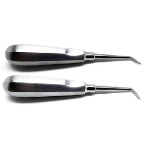 Élévateur de racines en acier inoxydable, Instruments dentaires de luxe, pointe incurvée, 1 pièce - Product Image 4