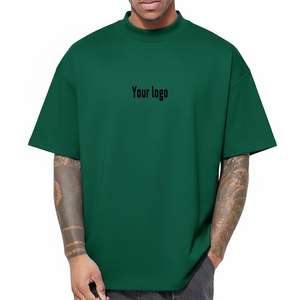 T-shirt en coton surdimensionné pour homme, idéal pour la gym, la musculation, le fitness, décontracté, streetwear, sport, manches courtes, nouvelle collection été - Product Image 4