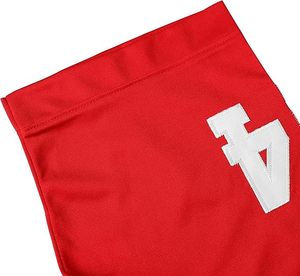 Camiseta de Fútbol Americano Roja Personalizada para Hombre, Cuello en V, Manga Corta, Malla Transpirable, Número 44 Impreso, Ropa Deportiva de Equipo - Product Image 2