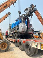 Machine de forage de puits d'eau hydraulique diesel montée sur camion PRL PDTHR-300 d'occasion, foreuse rotative 300m, camion Ashok Leyland 6x4, haute performance 1