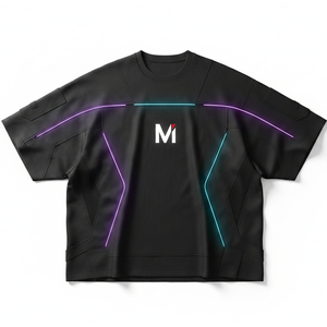เสื้อยืดโอเวอร์ไซส์ผู้ชายแบบเรียบ ขายส่งจำนวนมาก รับสั่งทำปักลาย พิมพ์ลาย ผ้าคอตตอนหนานุ่ม ทรงหลวม ไหล่ตก - Product Image 1